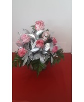 Dazzling Pink Cube Vase 