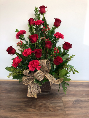 Dearly Loved Tribute Sympathy Arrangement