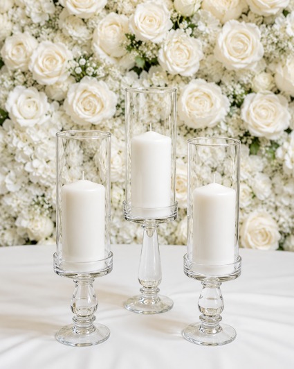 Debbie Travis Pillar Crystal Stands 