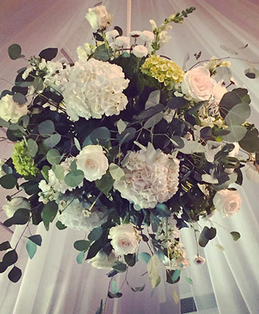 Decadent Darks Hanging Arrangement in Florence, OR | LA JOIE FLEURI