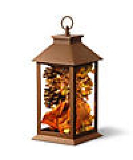 Decorated Lantern With LED Lights  