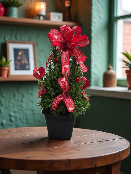 Decorated Rosemary Tree 
