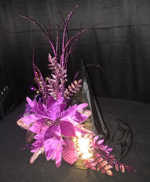 Decorated Witches Hat By Kim's Originals 