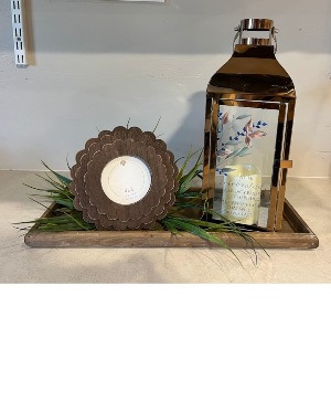 Decorative tray sympathy
