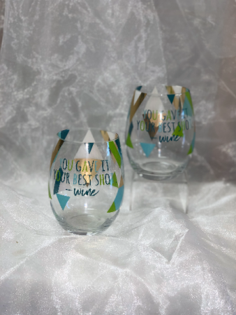 Decorative Wine Glasses 