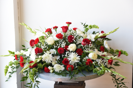 Dedication of Love Casket Spray