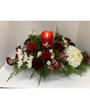 Dee Lightful Holiday  table center 
