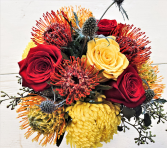 Deep Autumn Vase Arrangement