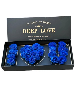 Deep Love Box in Blue 