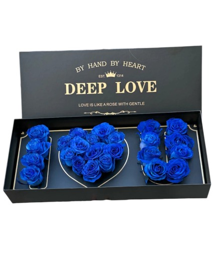 Deep Love Box in Blue 