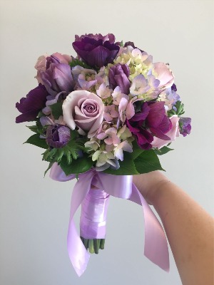 deep purple and plum  prom