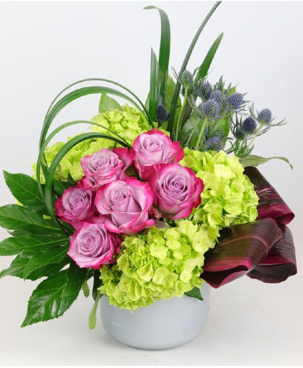 Deep Purple Rose Highlighted  Arrangement
