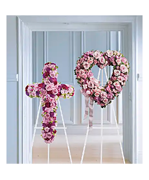Deepest Faith Sympathy  standing and wreath sympathy