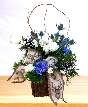 Deer Creek Winter Vase Arrangement