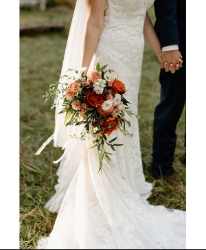 Delicate Autumn Bridal Bouquet