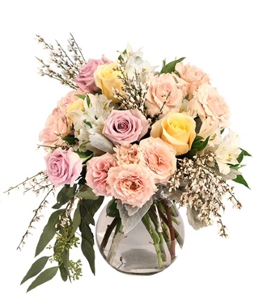 Delicate Sunrise Flower Arrangement in Beeville, TX | ZIMMER FLORAL & NURSERY, INC.