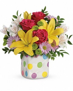 Cube - Delightful Dots Arrangement