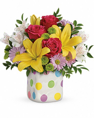 Delightful Dots T16E305 14.5"(w) x 13.5"(h) 