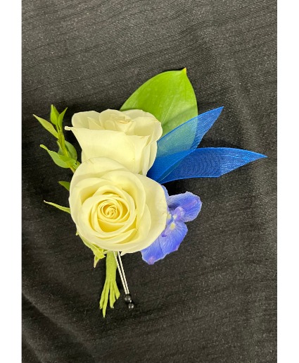 Delphinium Blue Boutonniere Boutonniere