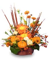 DELTA HARVEST SUNSET Floral Arrangement