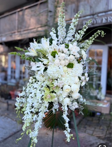 Deluxe Designer's Choice for stand Standing Spray  in Orinda, CA | SaraBella flower shoppe