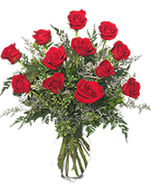 Deluxe Dozen Roses 