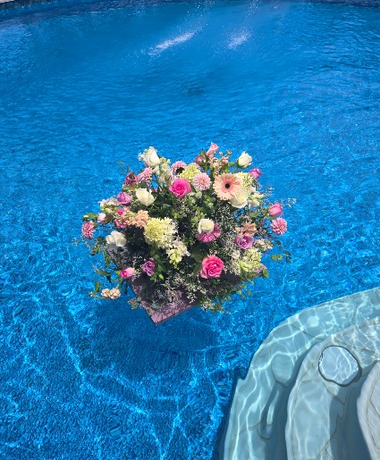 Deluxe Floating Pool Flower arrangement  Flower Arrangement