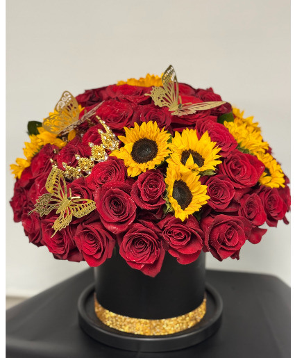 deluxe mariposa floral box