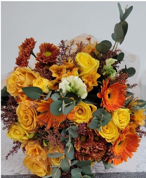 Deluxe Thanksgiving wrap  bouquet  Thanksgiving 