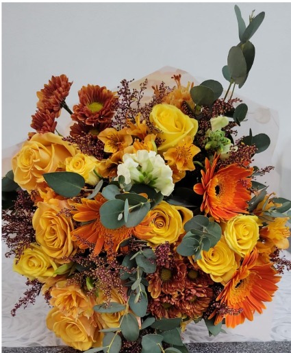 Deluxe Thanksgiving wrap  bouquet  Thanksgiving 