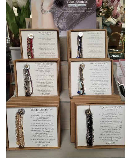 Demdaco Journey Heart Bracelets