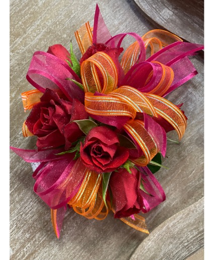 Desert Sunset Wrist Corsage