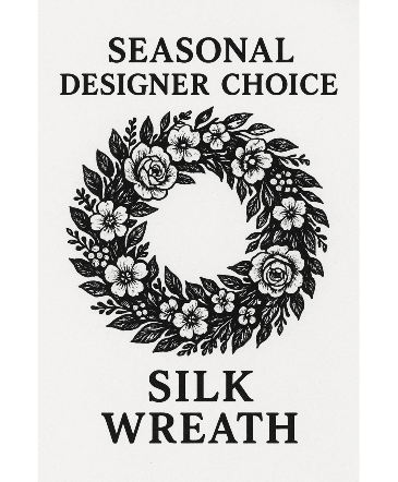 Designer Choice Seasonal Silk Wreath  in Jersey Shore, PA | Russell's Florist, LLC
