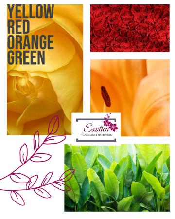 Vivid Splendor Designer Choice- Standing Spray