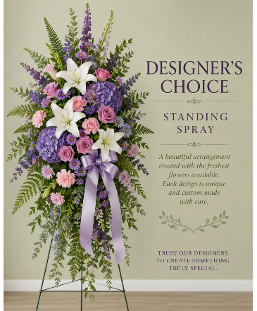 Designer Choice Standing Spray Standing Spray in Summerville, GA | Chattooga Florist