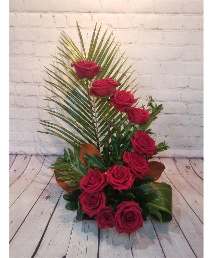 Designer Dozen Rose Arrangement