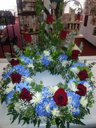 Just for you Table Top Urn Wreath