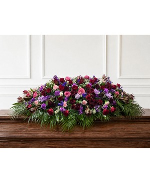 Designers casket spray #33 Funeral arrangement