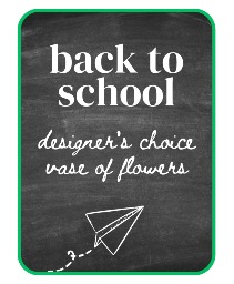 Designer's Choice Back-to-School Flowers Flower Arrangement