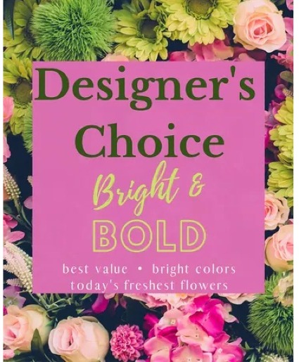 Designer's Choice - Bright & Bold Arrangement