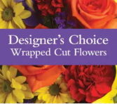 Designers Choice Flowers Hand Tied Wrapped Flowers