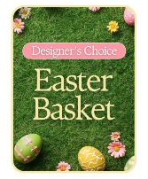 Designer's Choice Easter Basket Flower Arrangement