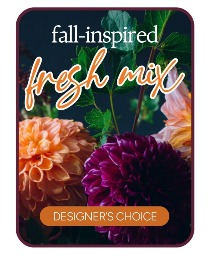 Designer's Choice Fall-Inspired Flower Arrangement