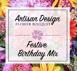 Designers choice festive birthday  Vase 