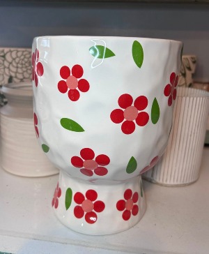 Designer's Choice- Flowered Pedestal 
