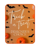 Designer's Choice Halloween Flowers Flower Arrangement
