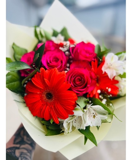 Designers choice  hand wrapped bouquet