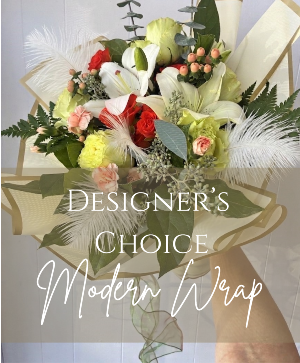 Designer's Choice Modern Wrapped Bouquet Wrapped Bouquet