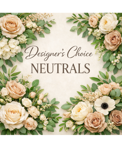 Designer's Choice Neutrals Vase Arrangement 