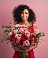 "Cherish Her" Premium Bouquet with Lights  